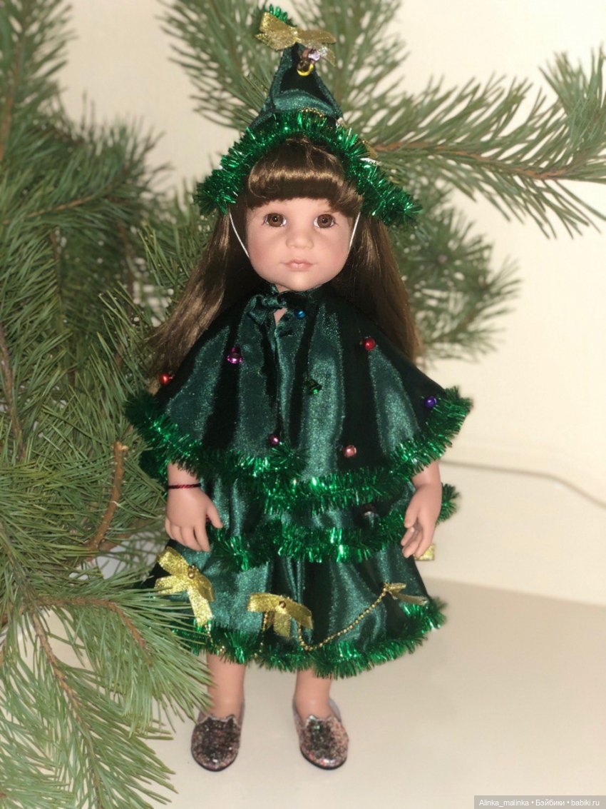 Новогодний костюм ёлочки для внучкиной Ханночки