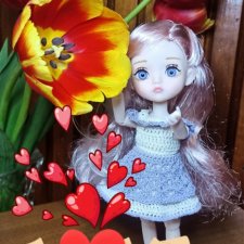 Лиля, девочка гибридик на тельце баболи 15,5 см