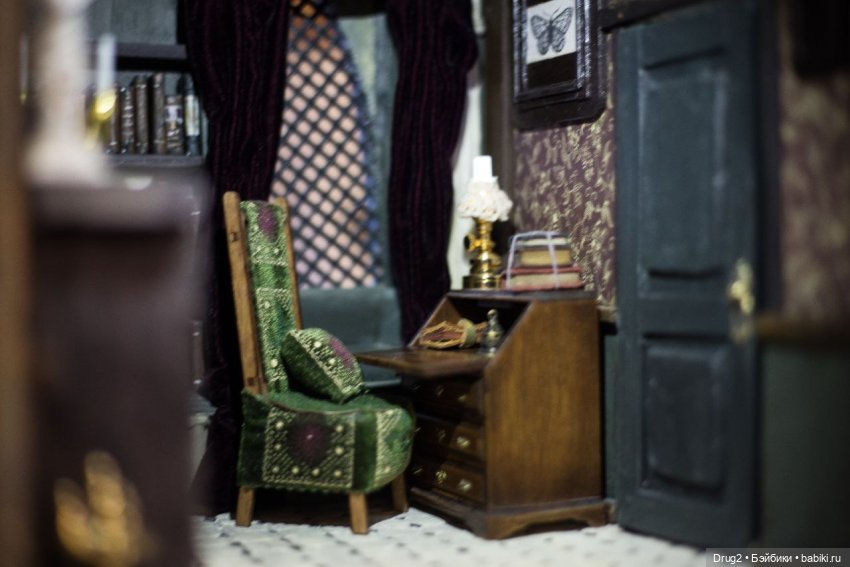 Библиотека — Румбоксы и кукольные интерьеры: фото (фото 9)