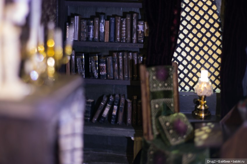 Библиотека — Румбоксы и кукольные интерьеры: фото (фото 3)