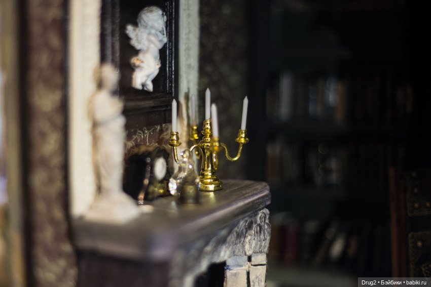 Библиотека — Румбоксы и кукольные интерьеры: фото (фото 10)