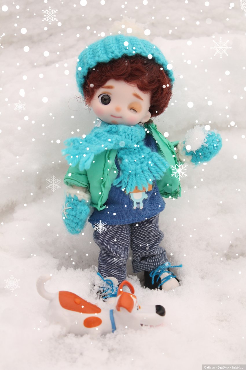 Снежный денёк — Куклы Baboliy (Баболи (фото 9)