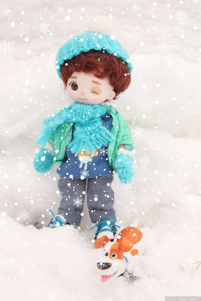 Снежный денёк — Куклы Baboliy (Баболи (фото 7)