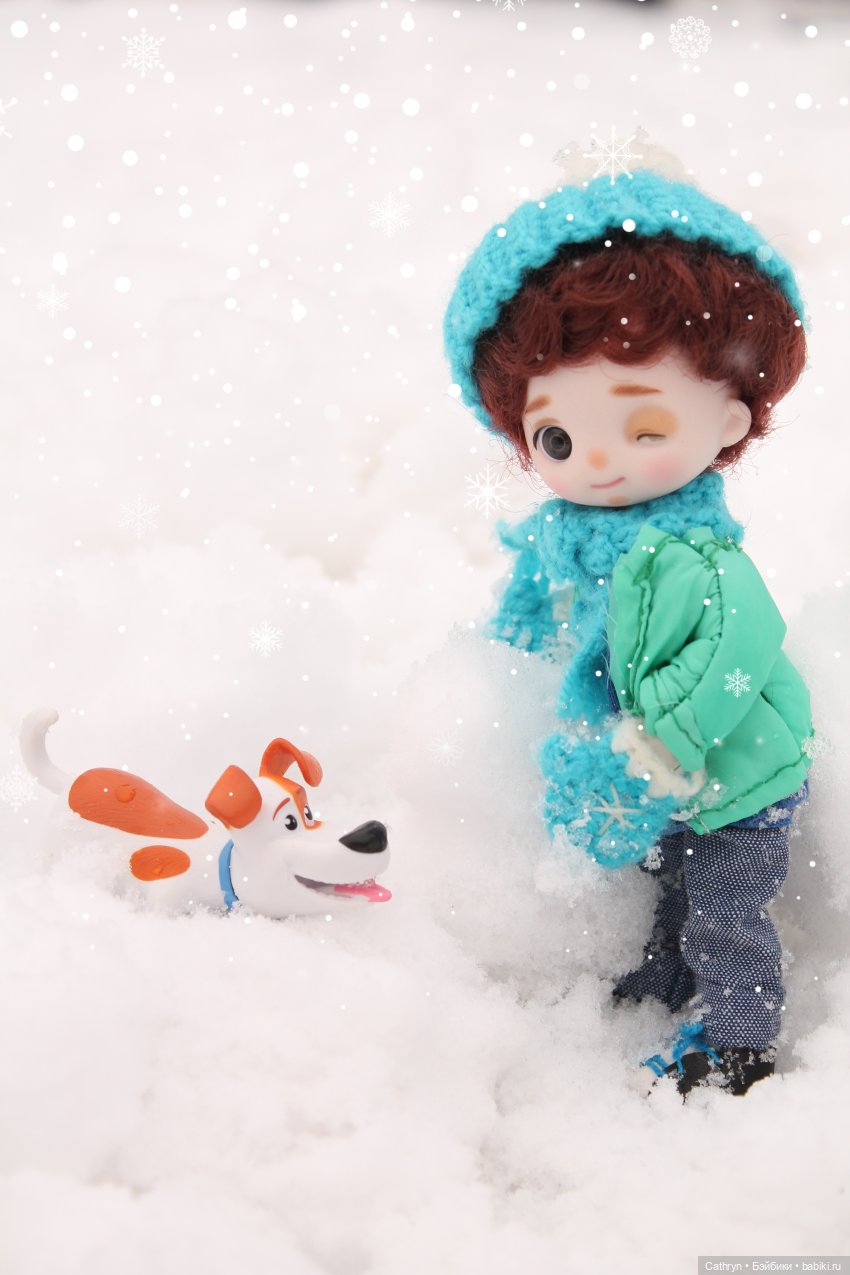 Снежный денёк — Куклы Baboliy (Баболи (фото 8)