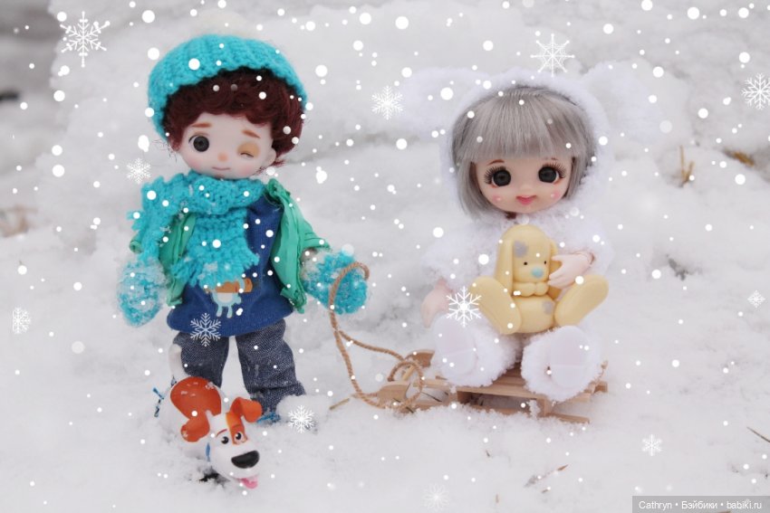 Снежный денёк — Куклы Baboliy (Баболи (фото 10)