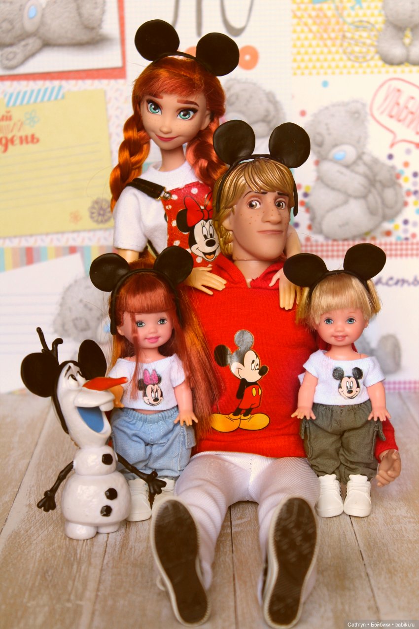 Отцы и дети — Куклы Disney Animators и Принцессы Диснея: Disney Store (фото 3)