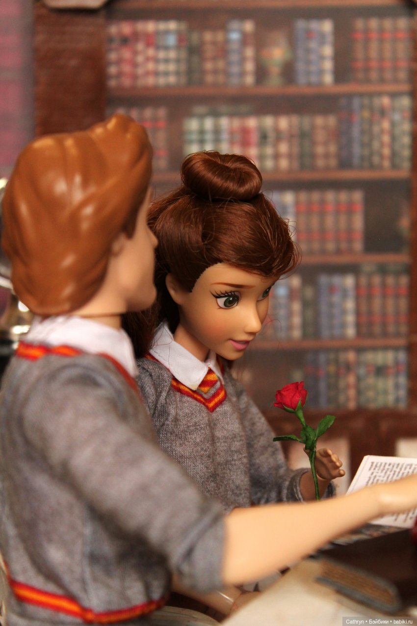 В библиотеке📖🌹❤️ — Куклы Disney Animators и Принцессы Диснея: Disney Store (фото 6)