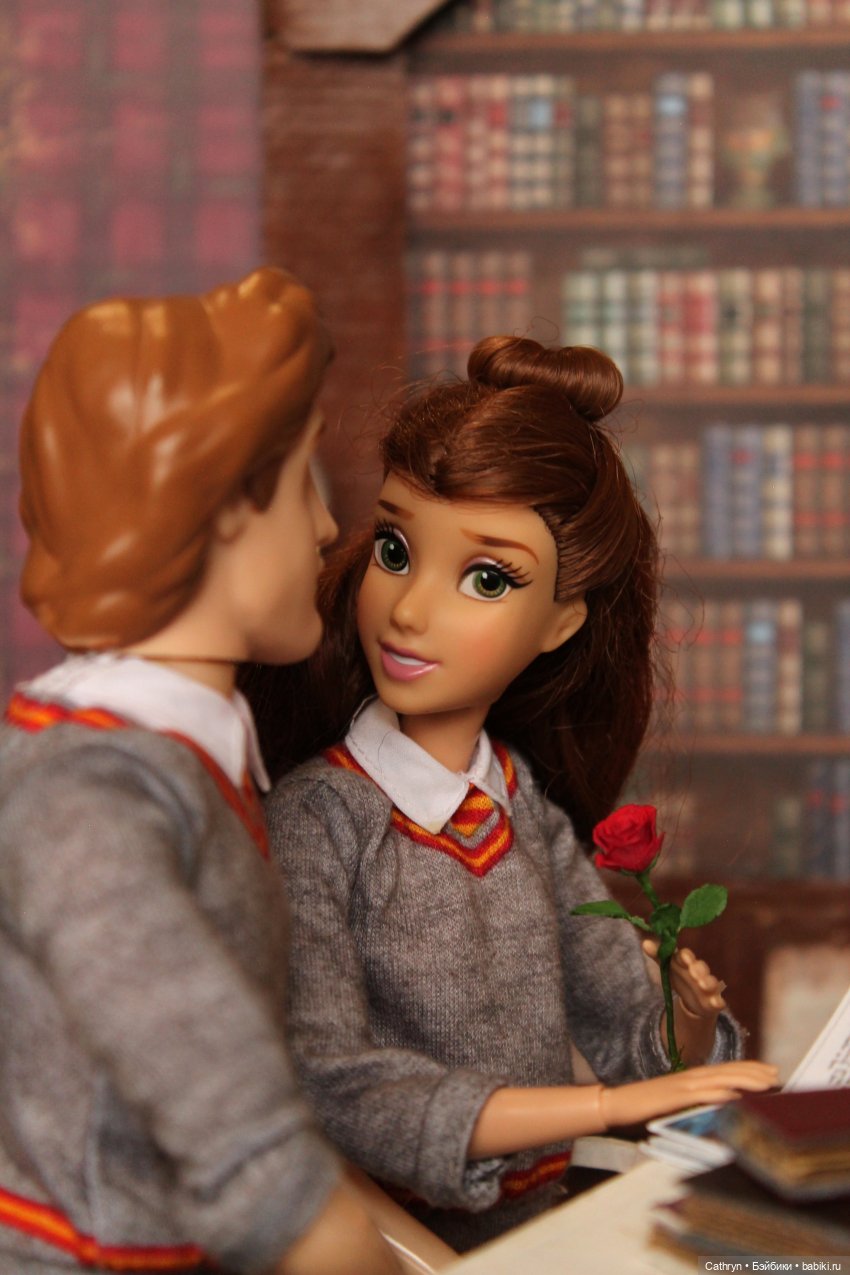 В библиотеке📖🌹❤️ — Куклы Disney Animators и Принцессы Диснея: Disney Store (фото 7)