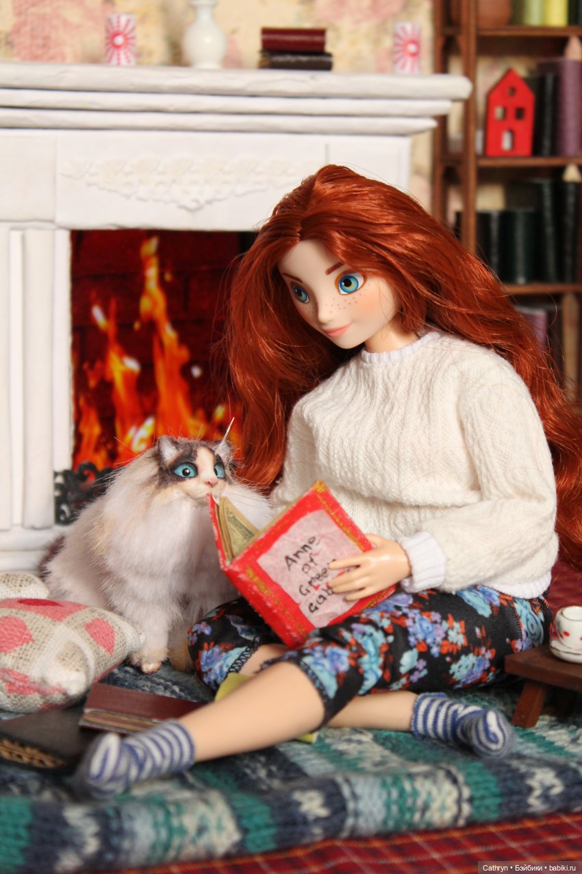 Уютная осень)🍁📚☕🐱 — Куклы Disney Animators и Принцессы Диснея: Disney Store (фото 2)