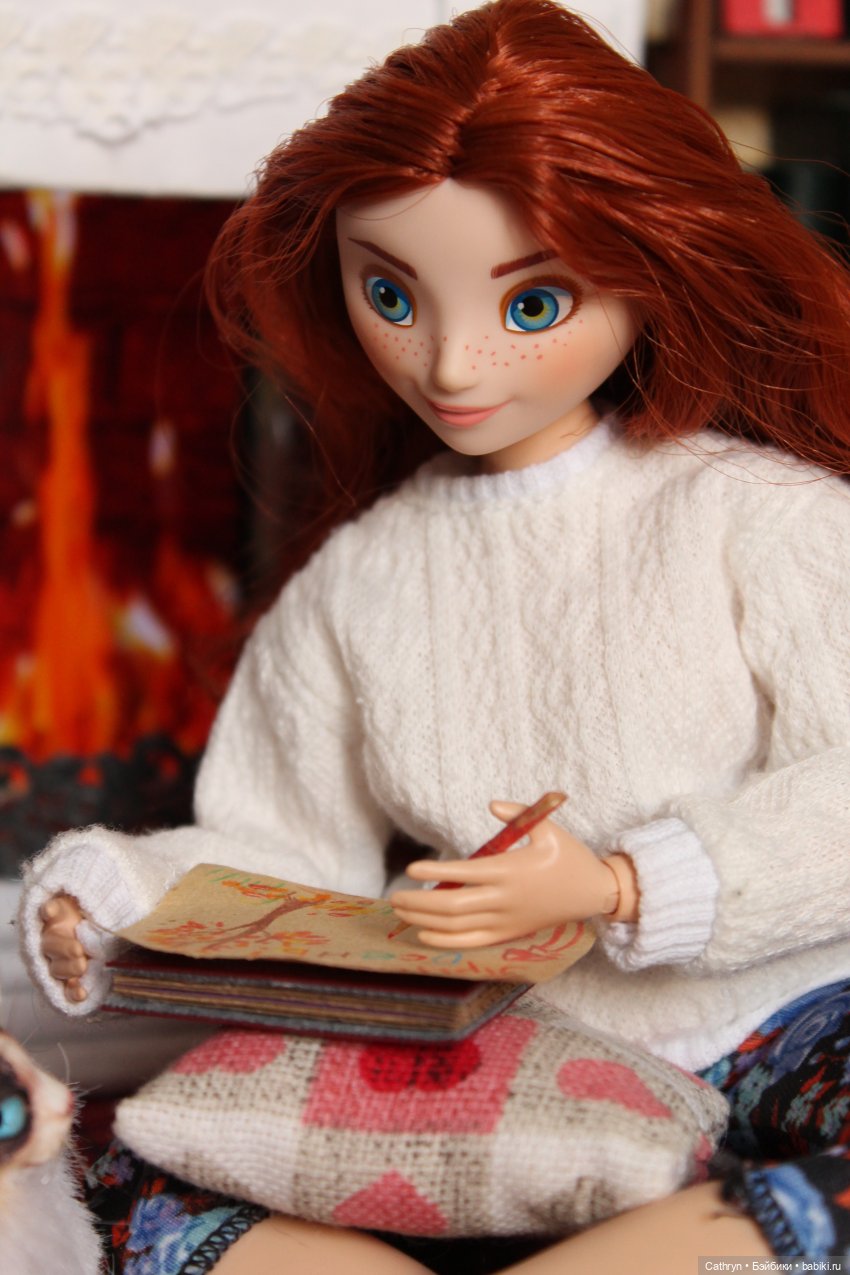 Уютная осень)🍁📚☕🐱 — Куклы Disney Animators и Принцессы Диснея: Disney Store (фото 6)