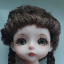 Как клею реснички куклам Я