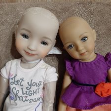 Как снимаю парики с кукол Я