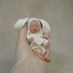 Мини реборн, миниатюрный реалистичный силиконовый малыш, кукла