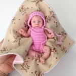 Силиконовый пупсик 11,5 см