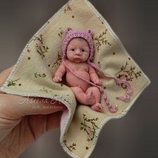 Силиконовый пупсик мини реборн