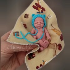 Силиконовый пупсик мальчик