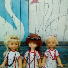 Платьица в горошек... детства милого привет