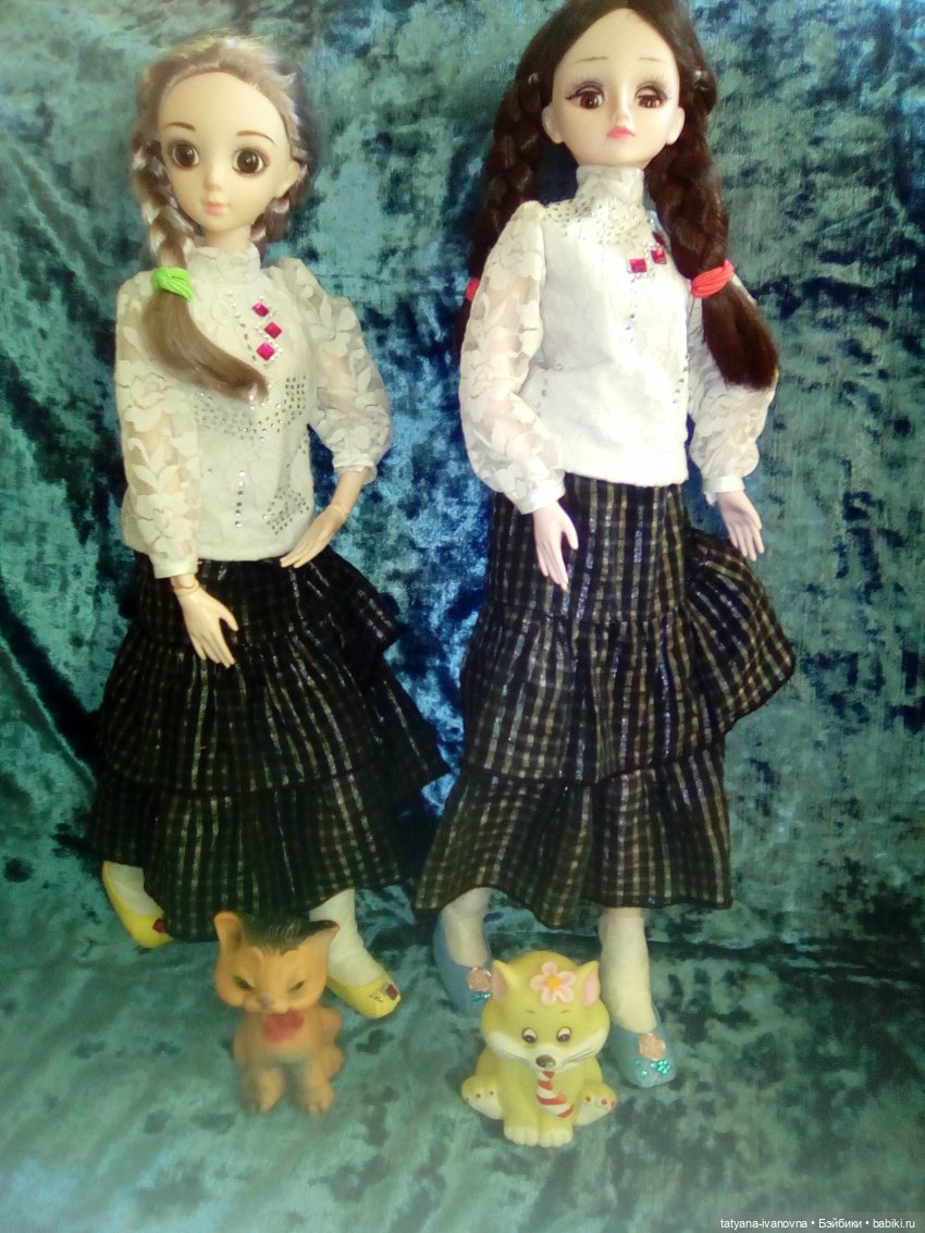 Шарнирные куколки Аделина и Эльмира