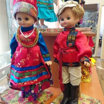 И снова мои куклы на выставке .