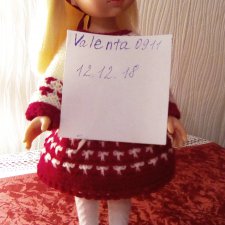 Вязаная одежда для кукол Paola Reina,Berjuan