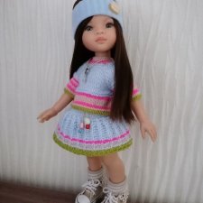 Вязаная одежда для кукол Paola Reina ,Минуш, Руби Ред и кукол аналогичного размера