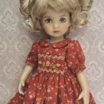 Платье с буфами для Li'l Dreamer