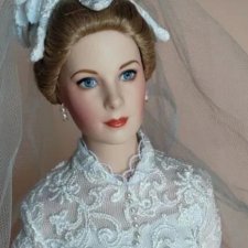 Кукла фарфоровая Грейс Келли Franklin Mint 42см