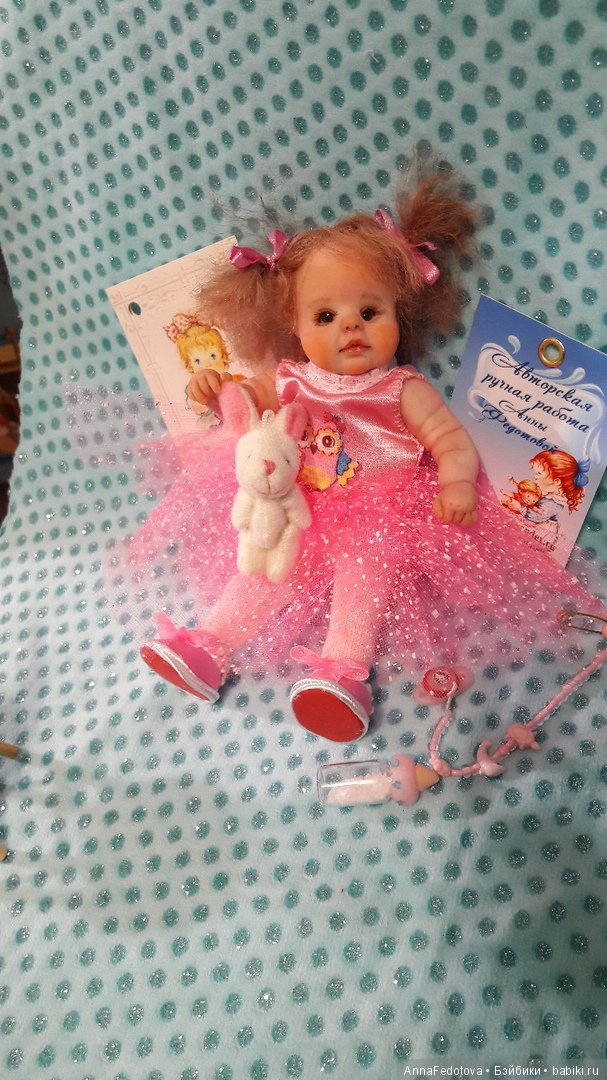 Малышка Каришка — Авторские миниатюрные куклы: лепка