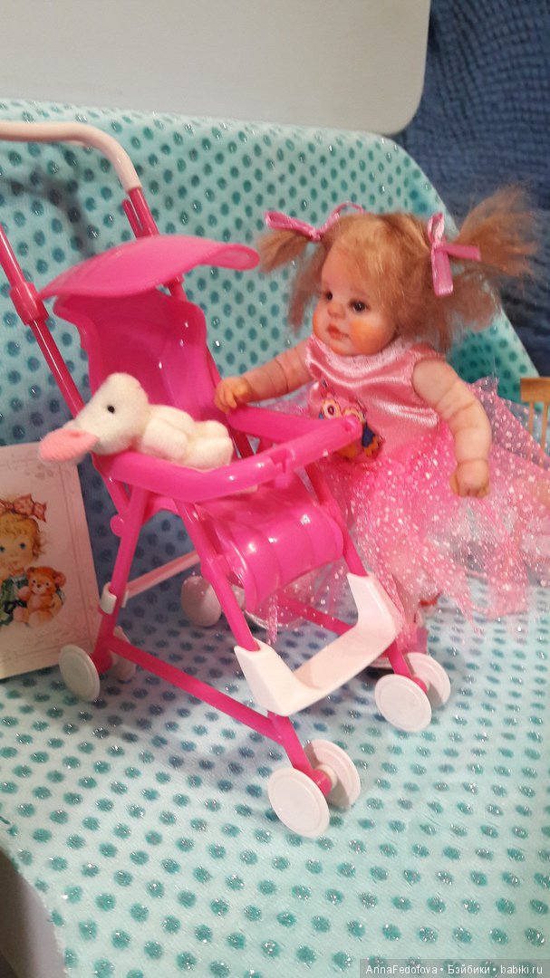 Малышка Каришка — Авторские миниатюрные куклы: лепка (фото 4)