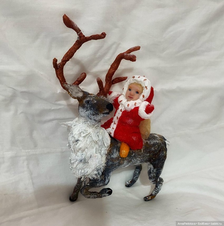 Эту Герду на Олене я делала именно на свою ёлочку, двухметровую красавицу🤗, все остальные игрушки Вы можете приобрести в моем шопике