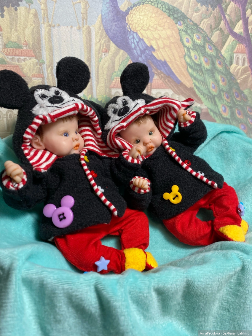 авторские малыши мини-реборн из полимерной глины - Анна Федотова