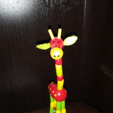 Деревянный жираф