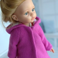 Уютное пальто для куклы