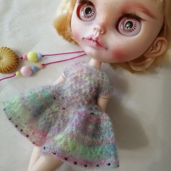 Ажурный комбинезон для блайз