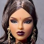 Isha Purple Pose Fashion Royalty