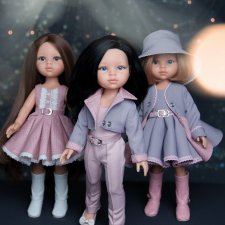 Капсульная коллекция "Розовый пепел" для кукол Paola Reina