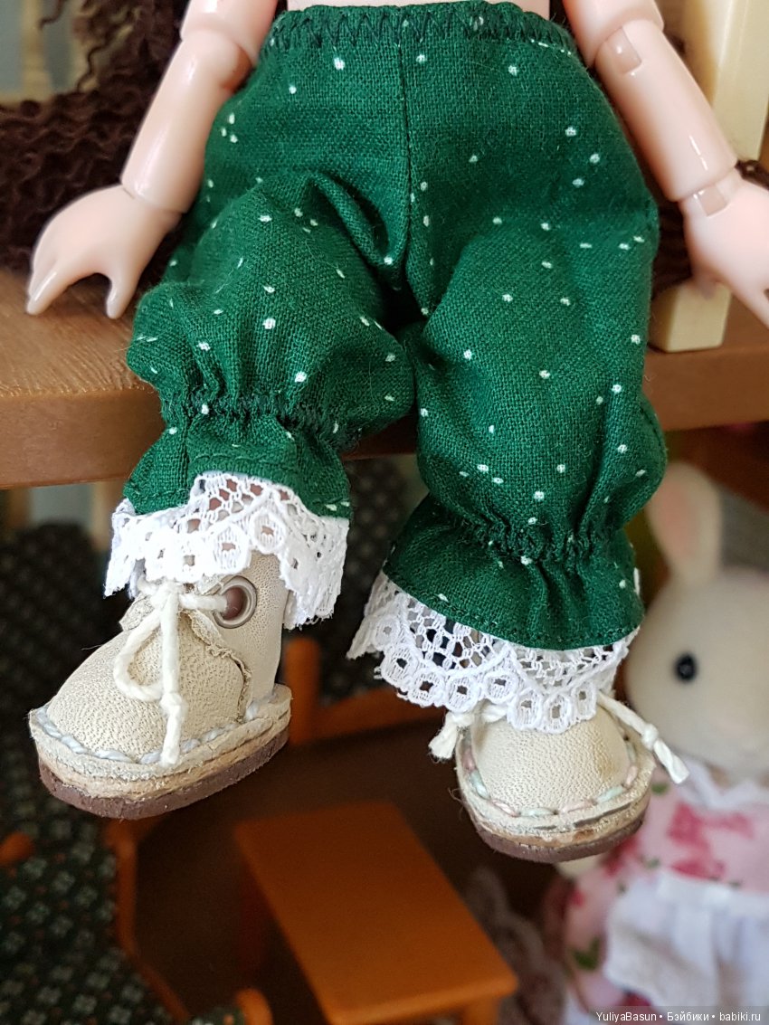 Сшила платье, панталоны и ботиночки на баболишу свою (фото 7)