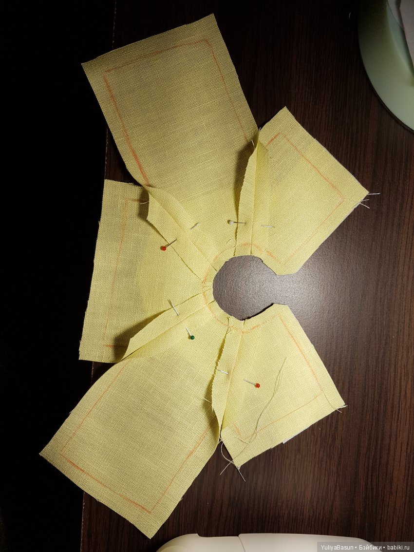 Выкройка лифа платья с рукавом реглан на подружек Паола-Рейна 32 см (фото 3)