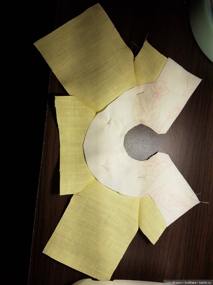 Выкройка лифа платья с рукавом реглан на подружек Паола-Рейна 32 см (фото 4)