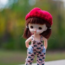 Осень с баболишей. Фоточки в комбинезоне и простенькая выкроечка.