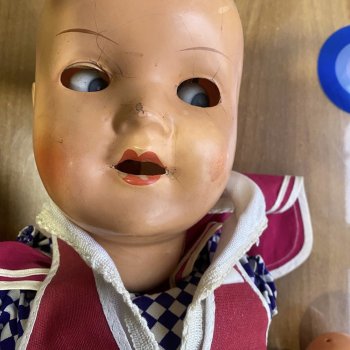 Реставрация старой немецкой куклы