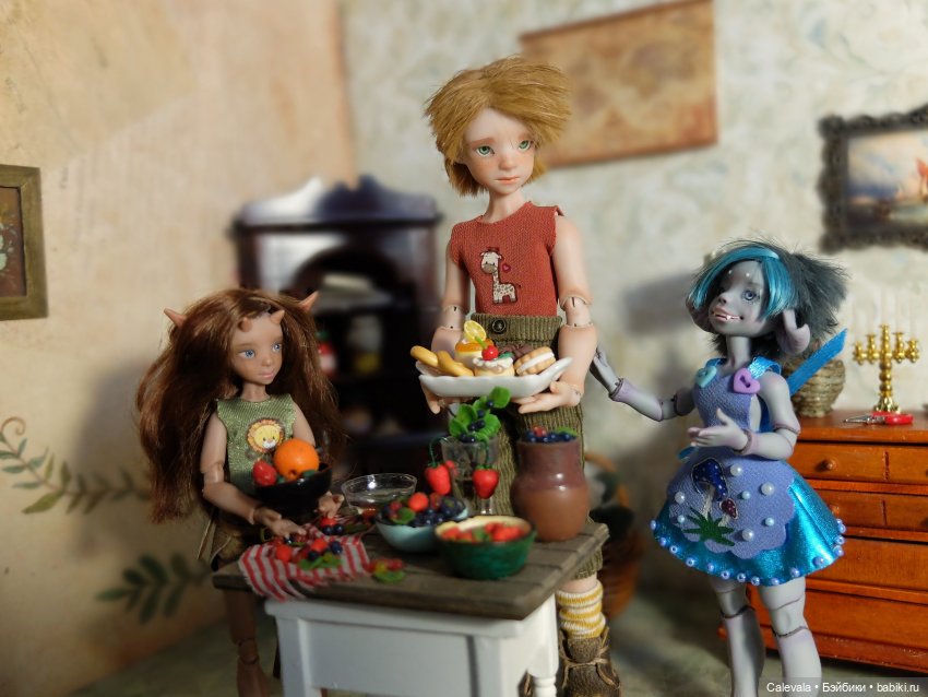 Ягодный пир — Авторские куклы BJD (БЖД) у нас дома: фото