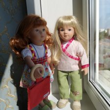 София, Наташа и шесть летних нарядов от Kathe Kruse.