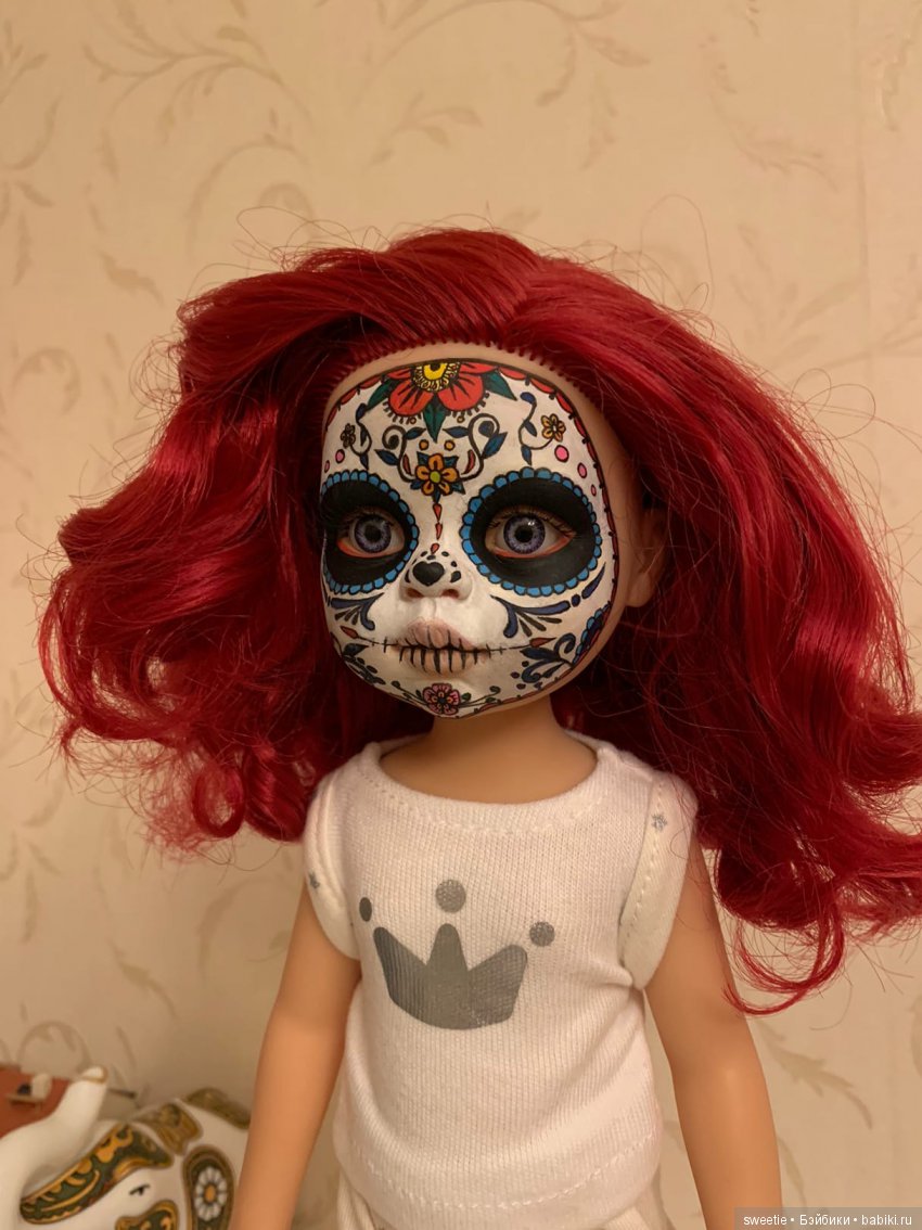 Мой первый ООАК Калавера Катрина (фото 3)