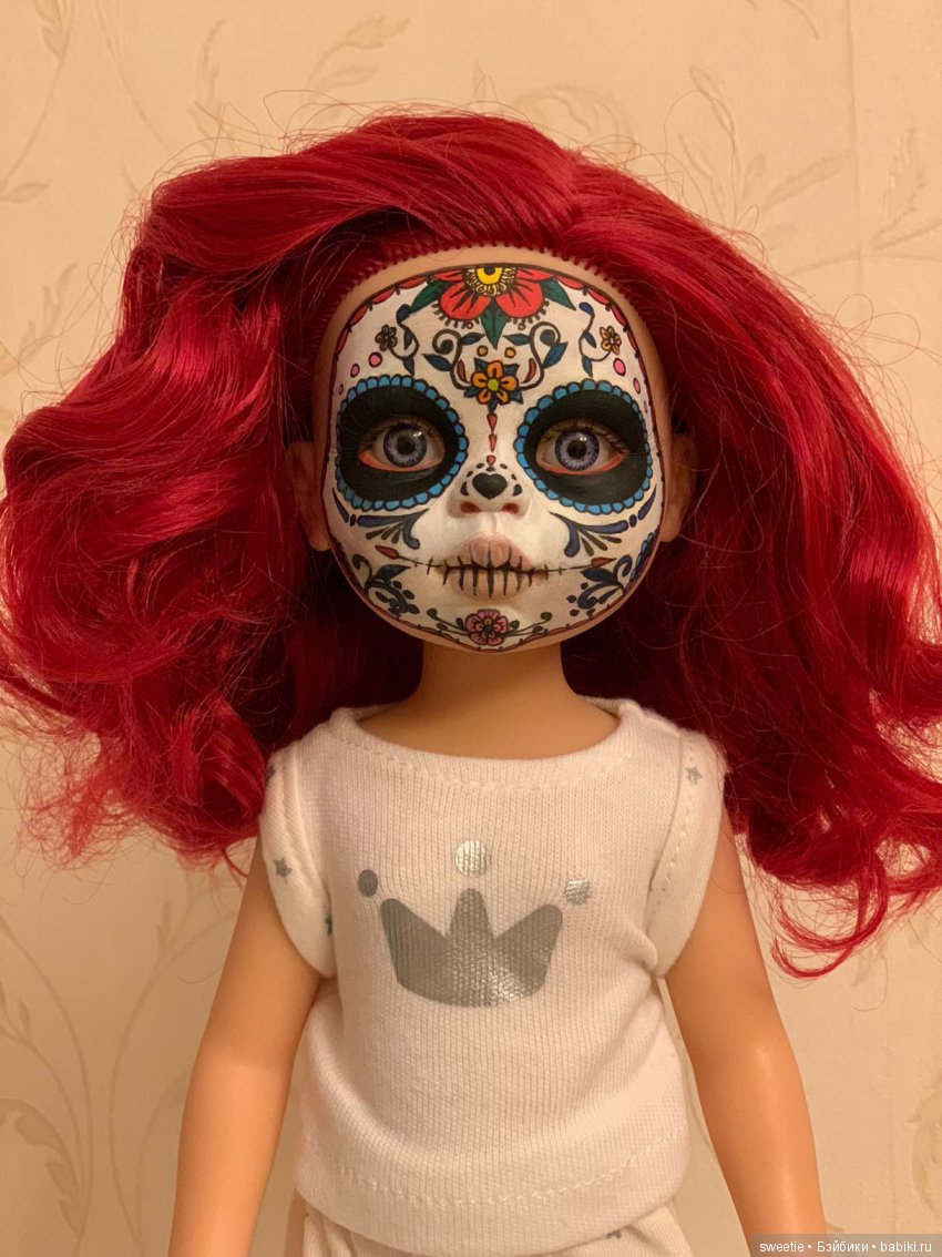 Мой первый ООАК Калавера Катрина (фото 4)