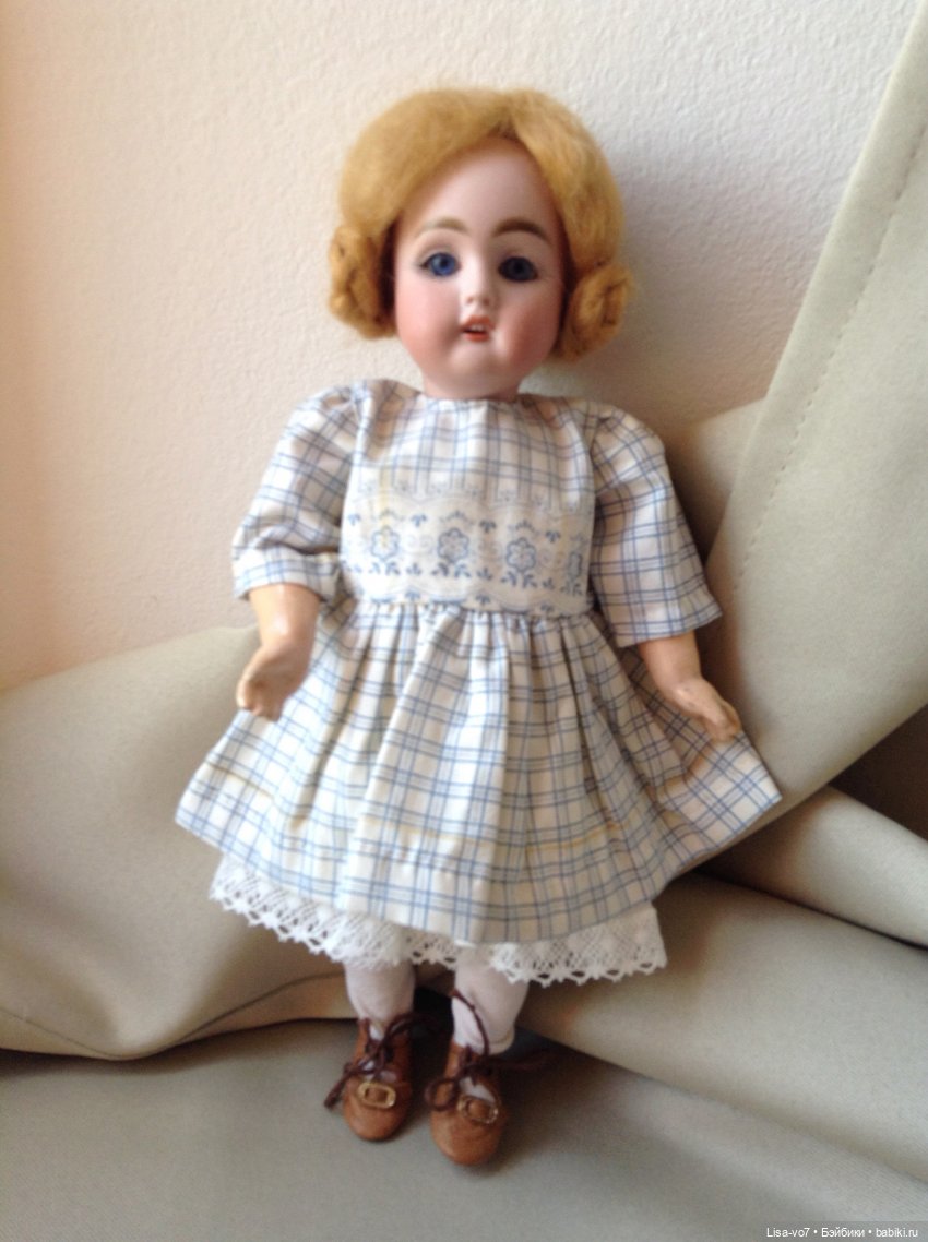 Коробки с сокровищами. Антикварная кукла с приданым. Кестнер 155 (фото 4)