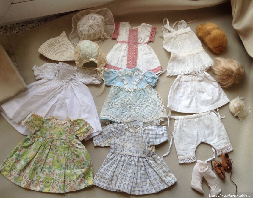 Коробки с сокровищами. Антикварная кукла с приданым. Кестнер 155 (фото 3)