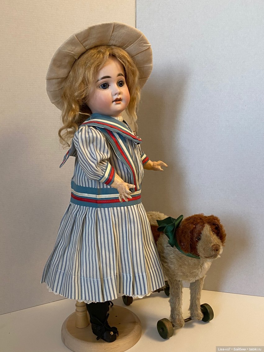 Платье для антикварной куклы по антикварному образцу (фото 2)