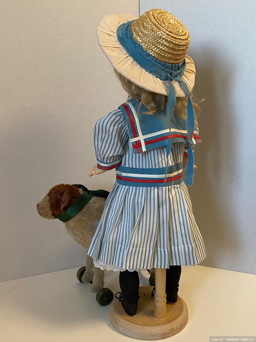 Платье для антикварной куклы по антикварному образцу (фото 4)