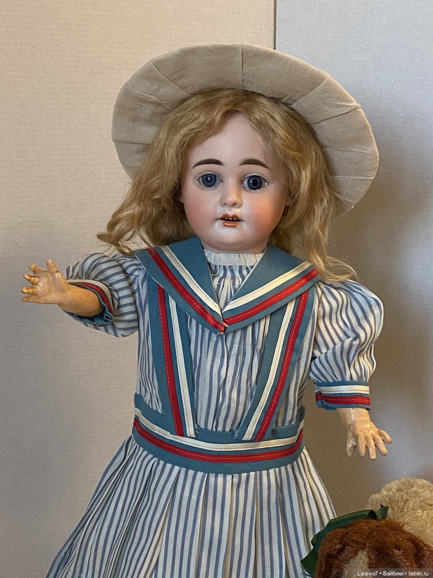 Платье для антикварной куклы по антикварному образцу (фото 3)